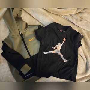 Nike Hoodie And Jordan Shirt